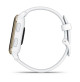 Venu Sq2 – Music Edition - Cream Gold Aluminium Bezel with White Case and Silicone Band - 010-02700-11 - Garmin